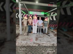 تکنسین ما داره ماشین لباسشویی رو برای یه مشتری در لیاد عربستان سعودی نصب میکنه