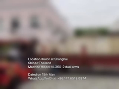کولون KL360-2 دو بازو ماشین لباسشویی بدون لمس تحویل به تایلند!