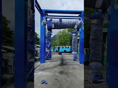 مشتری خودشان دستگاه شستشوی اتوبوس سه برس کولون را طبق دفترچه راهنما نصب کرده اند!