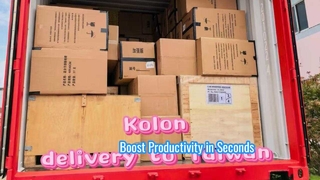 ماشین کارواش بدون لمس Kolon از تایوان برای مشتری طولانی مدت ما ارسال می شود!